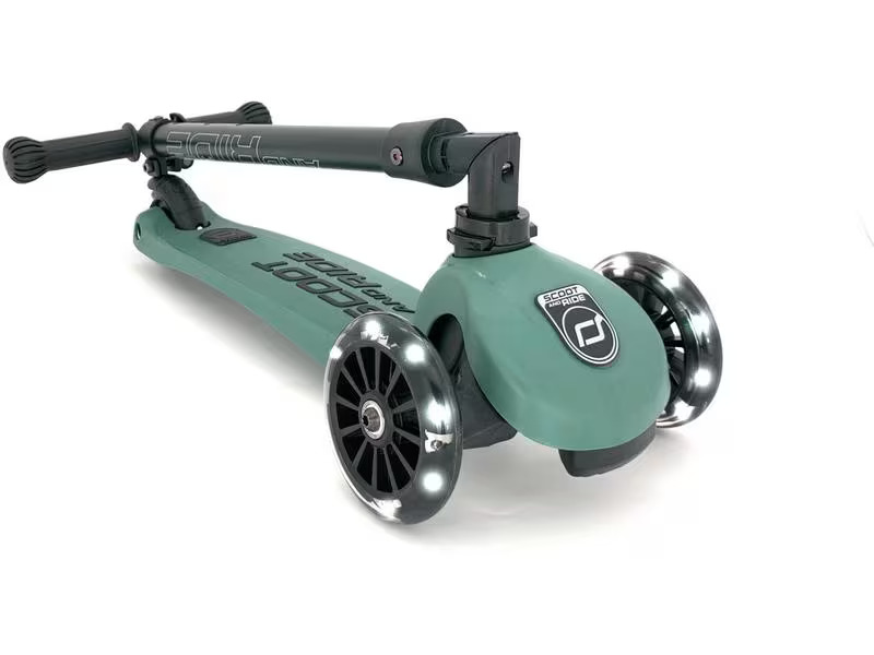 Scoot and Ride Scooter Highwaykick 3 LED, Forest