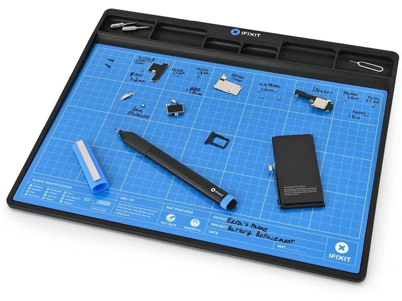 iFixit FixMat Multifunktionale Magnet- &amp; ESD-Arbeitsmatte