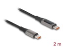 Delock USB 2.0-Kabel PD 3.0 100 W USB C - USB C 2 m