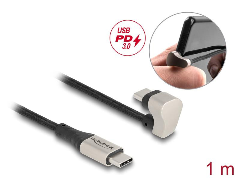 Delock USB 2.0-Kabel PD 3.0 60 W USB C - USB C 1 m