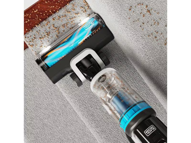 BLACK+DECKER Akku-Hand- und Stielsauger BHFEB520D1 Grau/Schwarz