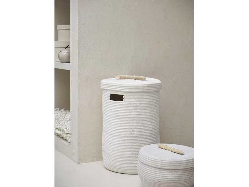 Aquanova Wäschesammler Otis 60 l, Ivory