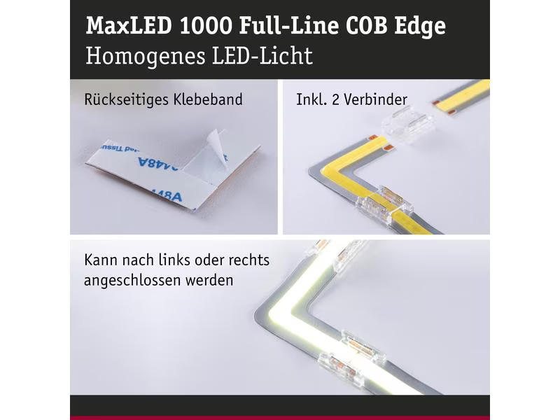 Paulmann MaxLED 1000 LED Strip Full-Line COB Edge 90°