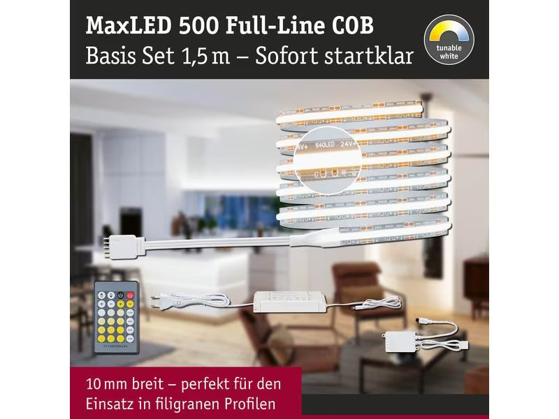 Paulmann MaxLED 500 LED Strip Full-Line COB Basisset