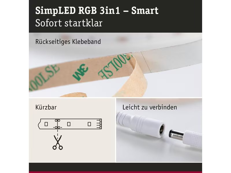 Paulmann SimpLED LED Strip RGB Komplettset