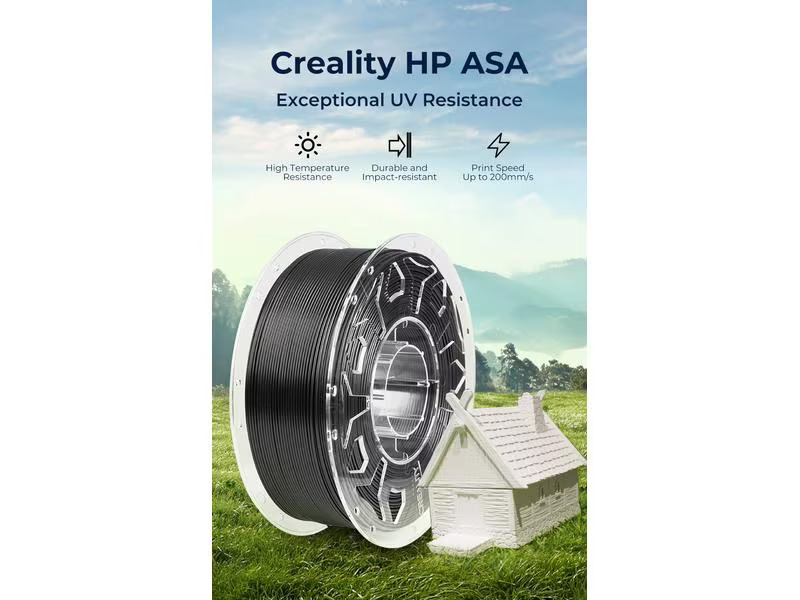 Creality Filament HP ASA,  Schwarz 1.75 mm 1 kg
