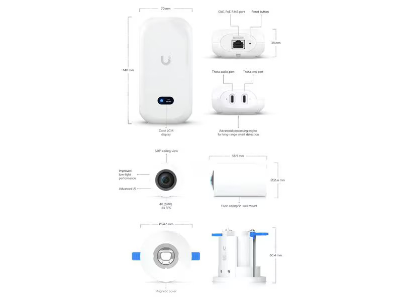 Ubiquiti Netzwerkkamera AI Theta Professional