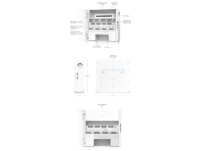 Ubiquiti Türcontroller UniFi Enterprise Access Hub EAH-8