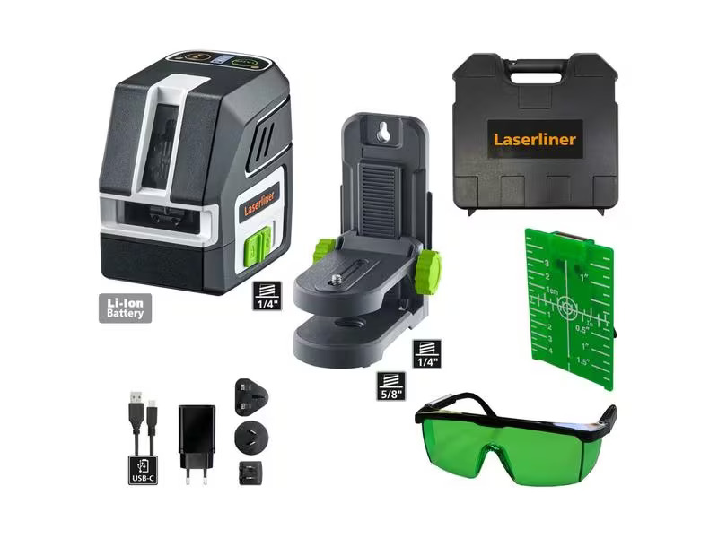 Laserliner Kreuzlinien-Laser PocketCross-Laser 2G 55 m