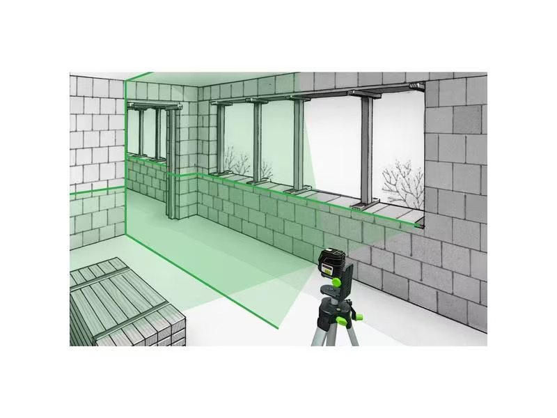 Laserliner Kreuzlinien-Laser PocketCross-Laser 2G Set 150 cm 55 m