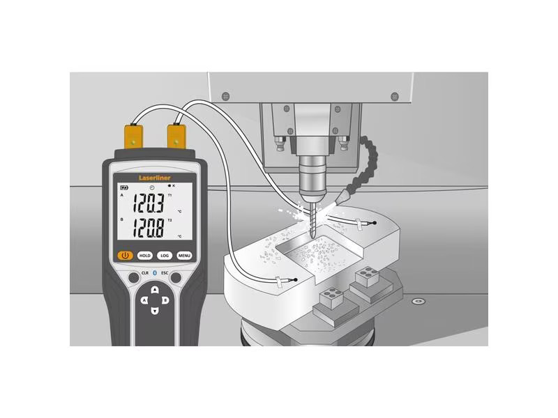 Laserliner Temperatur- und Feuchtigkeitsmessgerät ThermoMaster Plus