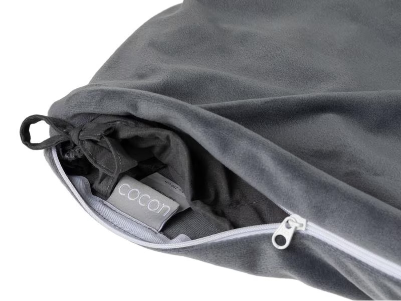 COCON Gewichtsdecke 6.5 kg, 160 x 210 cm, Grau
