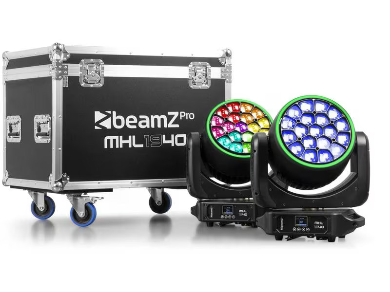 BeamZ Pro Moving Head MHL1940 Set