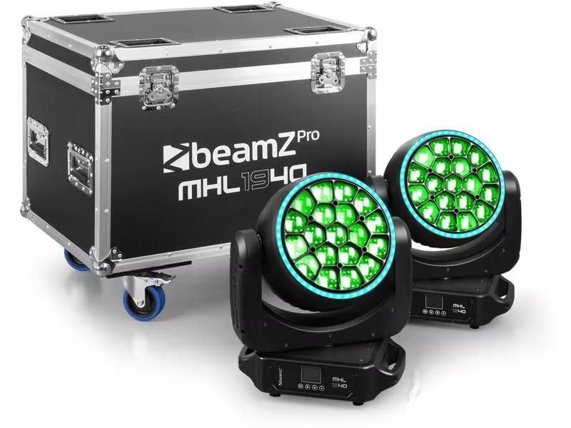 BeamZ Pro Moving Head MHL1940 Set