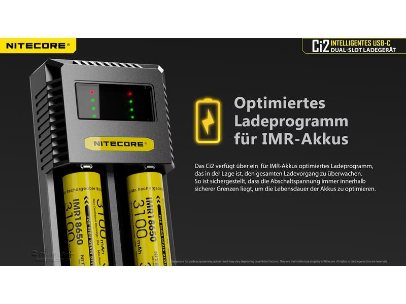 Nitecore Ladegerät Ci2 35000 mAh