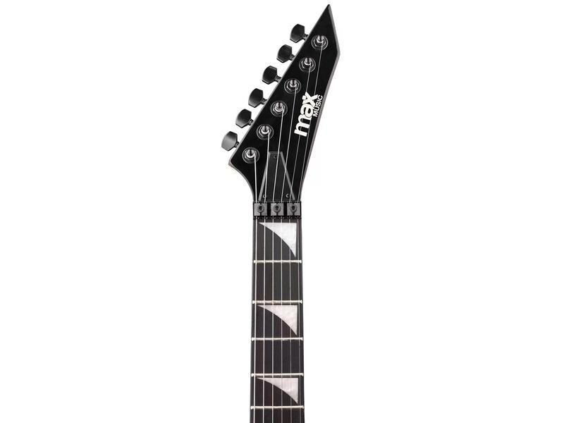 MAX E-Gitarre GigKit Rock Style Schwarz
