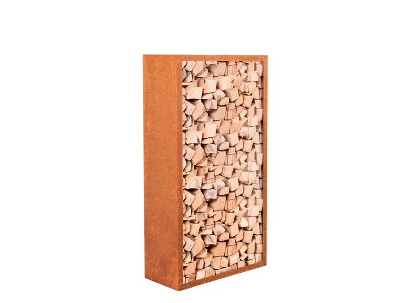 Innovesta Holzregal Corten, 75 x 35 x 149 cm, Rostbraun