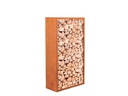 Innovesta Holzregal Corten, 75 x 35 x 149 cm, Rostbraun