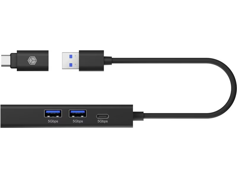 ICY BOX USB-Hub IB-HUB1439-LAN