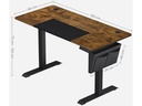 Songmics Tischgestell mit Platte 120 x 60 cm, Vintagebraun-Schwarz