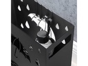 Songmics Schirmständer Schwarz