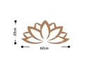 Wallxpert Wanddekoration Lotus Flower 60 x 35 cm