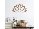 Wallxpert Wanddekoration Lotus Flower 60 x 35 cm