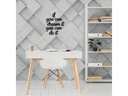 Wallxpert Wanddekoration If You Can Dream Schwarz