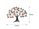 Wallxpert Wanddekoration Baum 115 x 94 cm