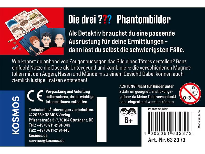 Kosmos Die drei ??? Phantombilder