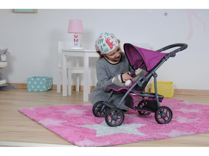 Knorrtoys Puppenbuggy Liba – tec purple