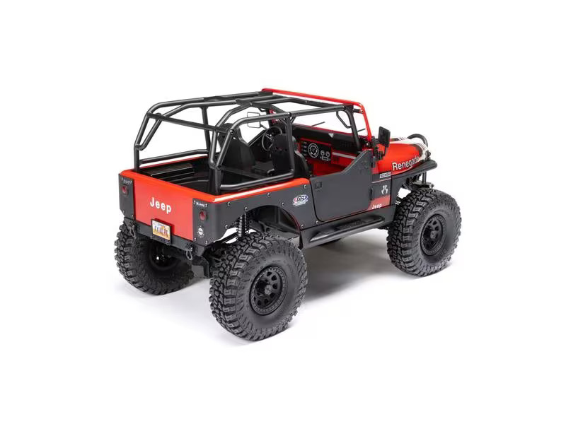 Axial Scale Crawler SCX10 III Jeep CJ-7 Rot, ARTR, 1:10