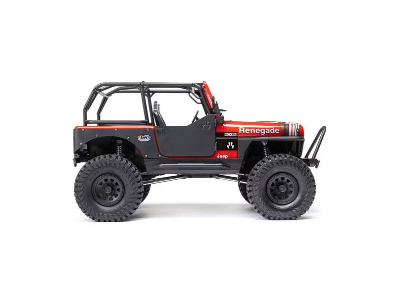Axial Scale Crawler SCX10 III Jeep CJ-7 Rot, ARTR, 1:10