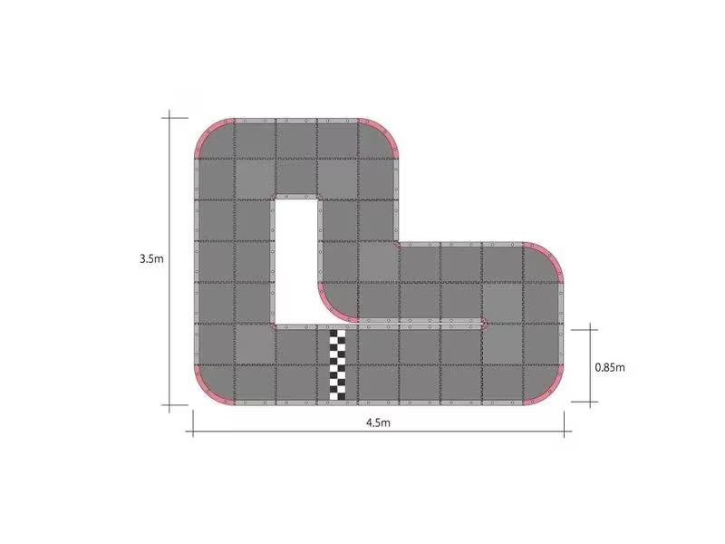 Kyosho Mini-Z Grand Prix Circuit 50 48-teilig, 50 x 50