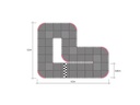 Kyosho Mini-Z Grand Prix Circuit 50 48-teilig, 50 x 50