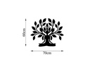 Wallxpert Wanddekoration Yoga Tree 70 x 60 cm