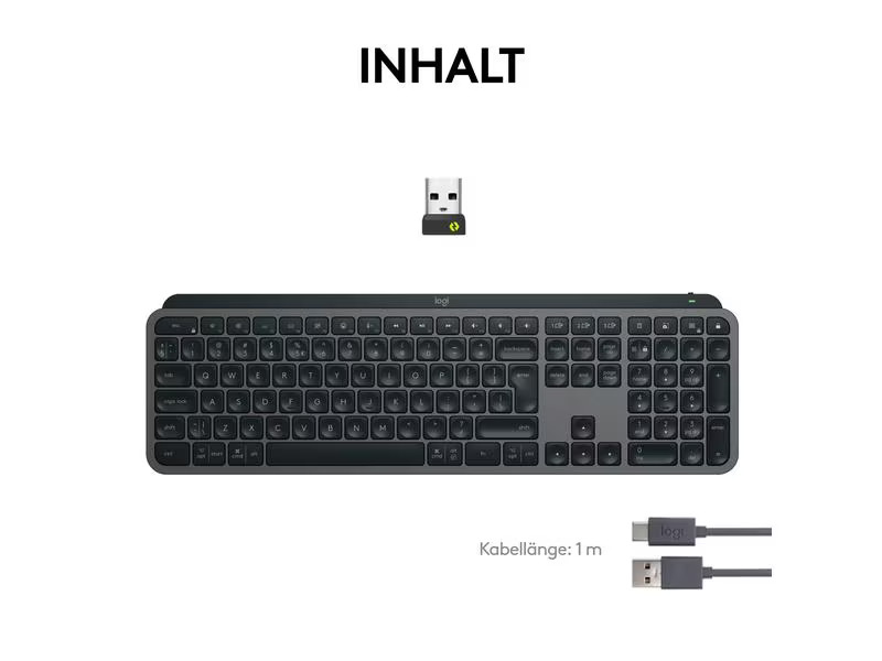 Logitech Tastatur MX Keys S US-Layout