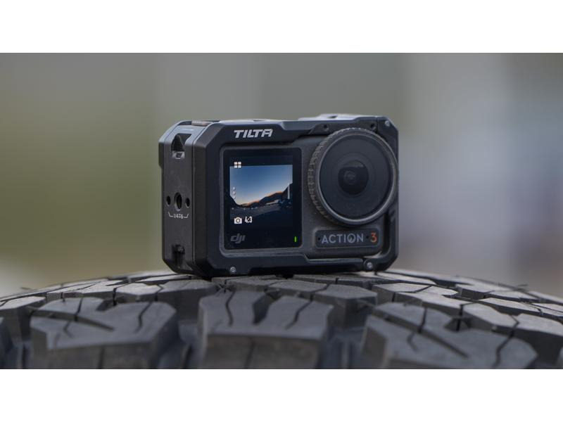 Tilta Full Camera Cage für DJI Osmo Action 3 - Titanium Gray