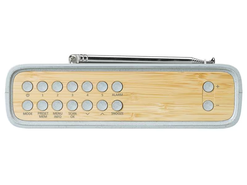 Lenco DAB+ Radio LEN PDR-046 Bambus/Weiss