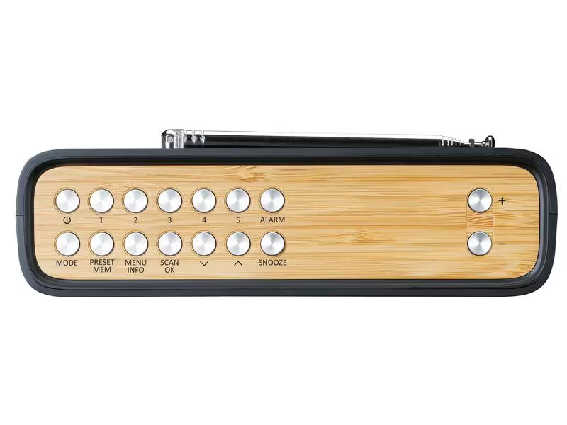 Lenco DAB+ Radio LEN PDR-045 Bambus/Schwarz