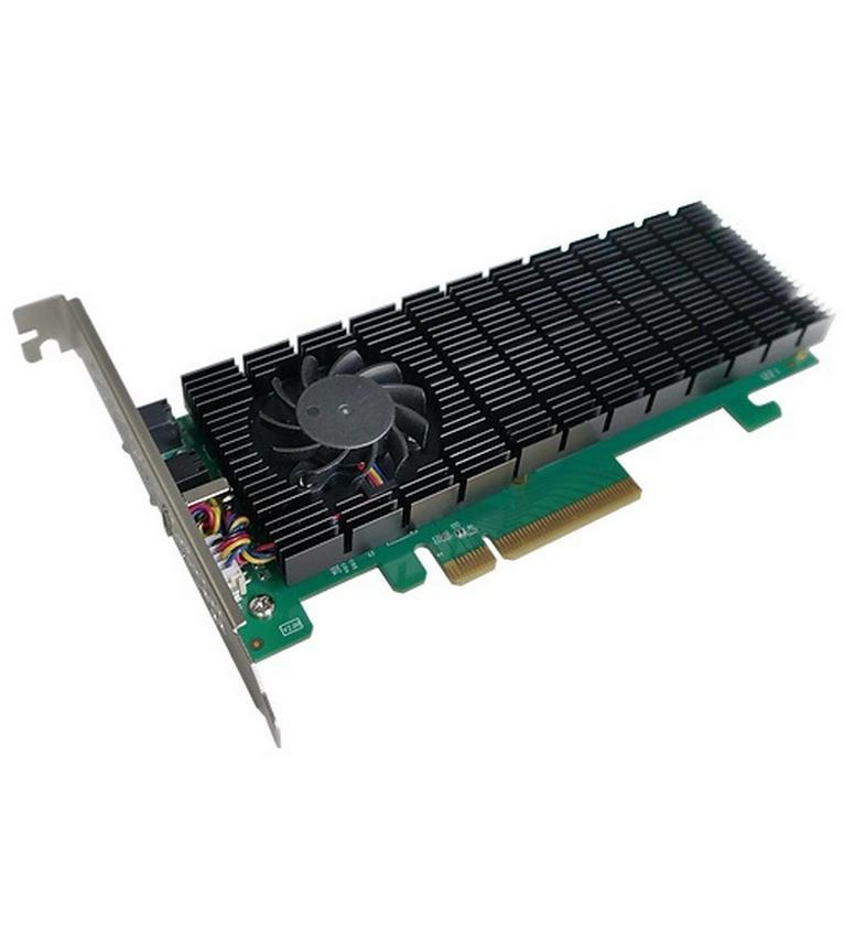 Highpoint RAID-Controller SSD6202A PCI-Ex8v3 - 2x M.2 NVMe, bootfähig