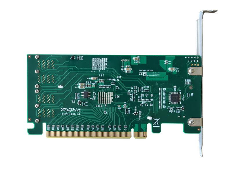 Highpoint Host Bus Adapter Rocket 1120 PCI-Ex16v3 - 4x SFF-8643