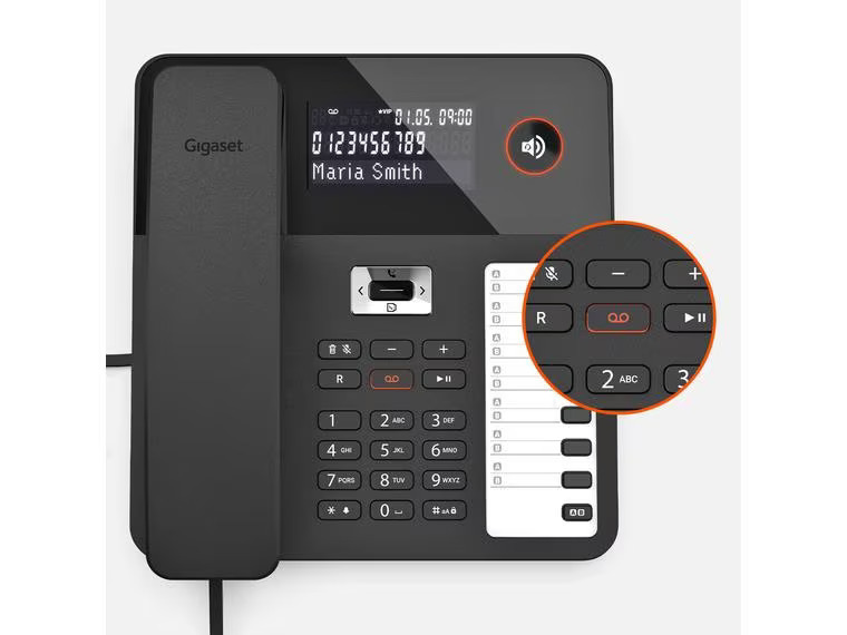 Gigaset Tischtelefon DESK 800A Schwarz