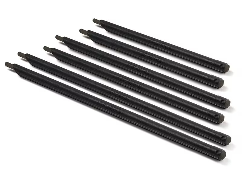 böörds Verschlussclip 6 Stück, Schwarz