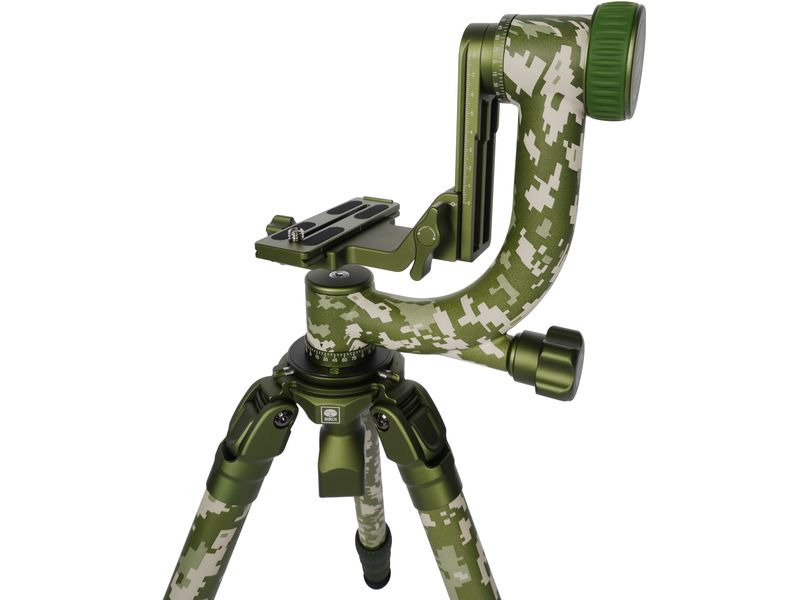 Sirui Stativ Explorer CT-3204 mit CH20 Camouflage