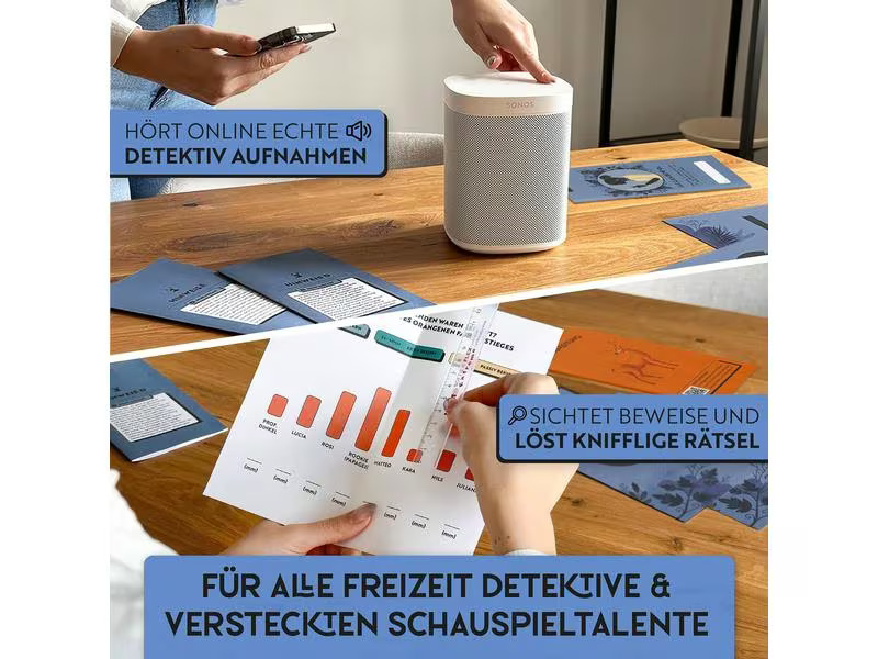 Gourmet Criminelle Partyspiel Hirschruf in den Tod -DE-