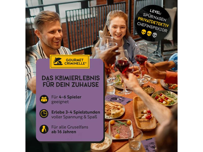 Gourmet Criminelle Partyspiel Blutsand am Nordseestrand -DE-