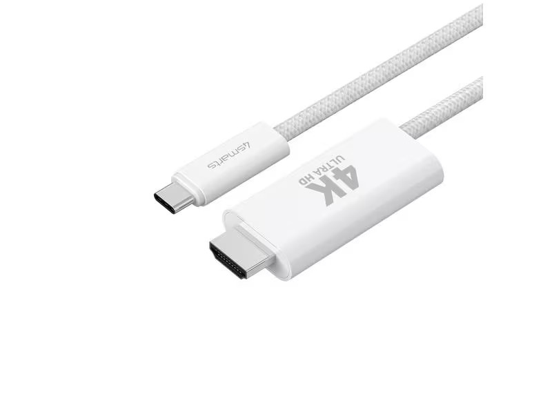 4smarts Kabel 4K 60Hz, PD 100W USB Type-C - HDMI, 2 m