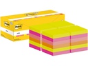 Post-it Notizzettel 3M, 76 x 76 mm, 18+6 Blöcke, mehrfarbig