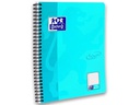 Oxford Notizheft Touch Collegeblock L27, B5, Liniert, Aqua, 5 Stück
